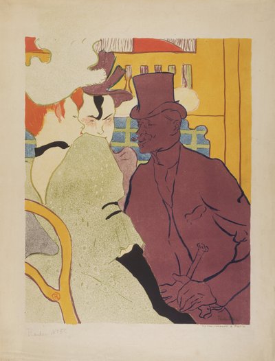 Flirt (Ein Engländer im Moulin Rouge) von Henri de Toulouse Lautrec